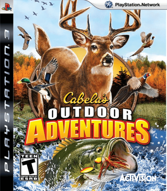 Cabela's Outdoor Adventures box art for Playstation 3